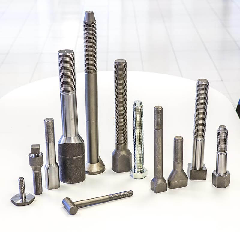 We manufacture special industrial fasteners and provide final products of as high a quality as required